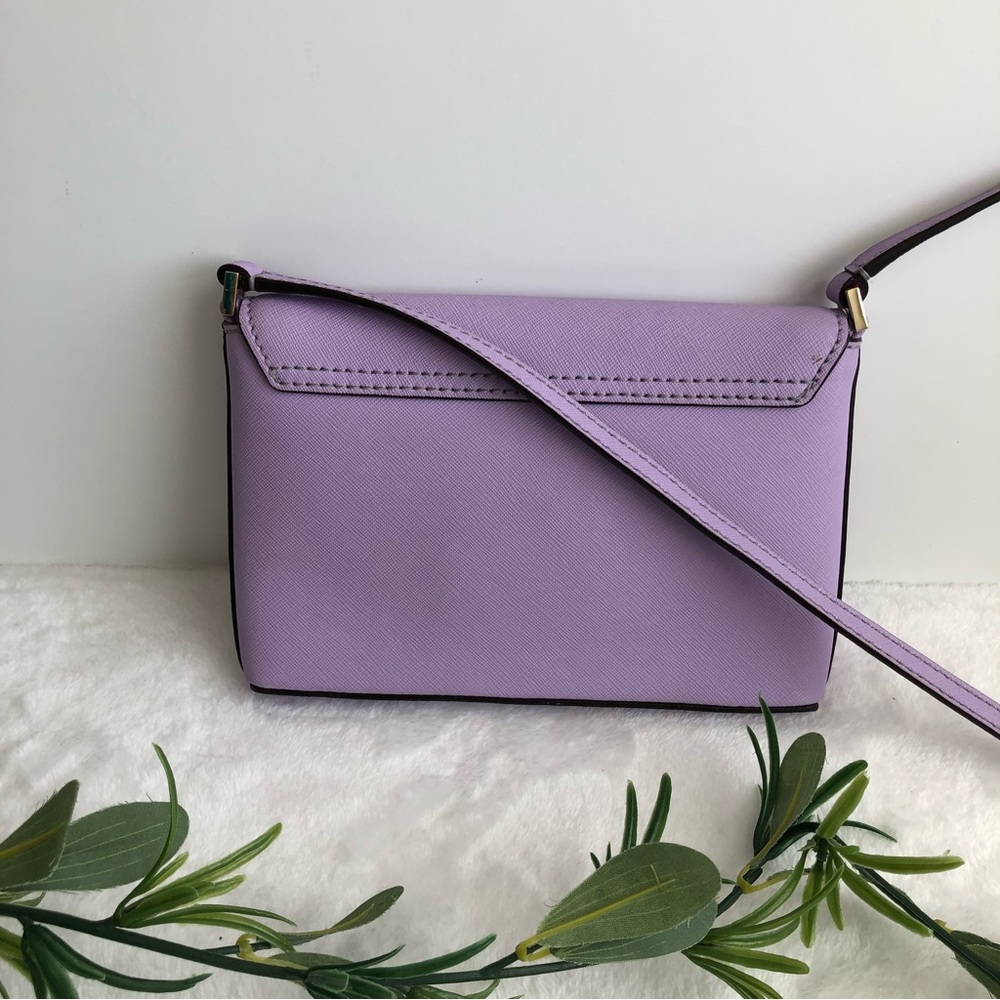 Kate spade Turn Lock Crossbody, Lavender - Picture 2 of 12